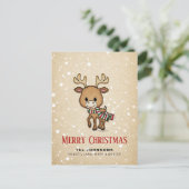 クリスマス・アニメの鹿 シーズンポストカード (スタンド正面)