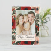 クリスマス アネモネ 花の背景 ホリデー (スタンド正面)