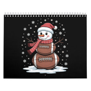 クリスマス アメリカンフットボール スノーマン Xmas スポーツ カレンダー