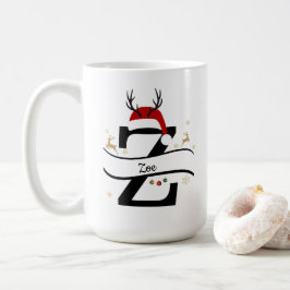クリスマス アルファベット Z コーヒーマグカップ