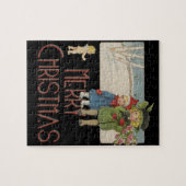 クリスマス アンティーク 子供 イラスト 1920 ジグソーパズル (横)