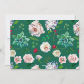 クリスマス·アンメリード·ブライト·クリスマス·フローラの写真 シーズンカード (裏面)