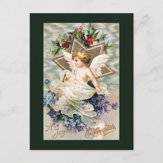 クリスマス・ア・ジョイ・クライストマスティド シーズンポストカード (正面)