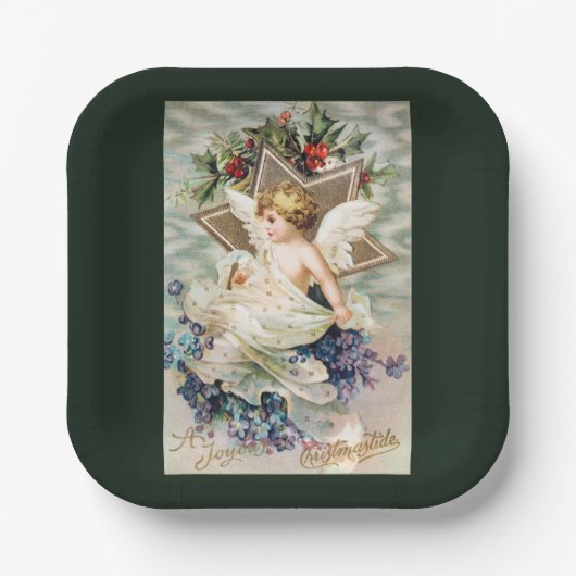 クリスマス・ア・ジョイ・クライストマスティド ペーパープレート (正面)