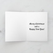 クリスマス・イエスがドアをノックする シーズンカード (内部)