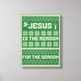 クリスマス・イエスが季節の理由だ キャンバスプリント