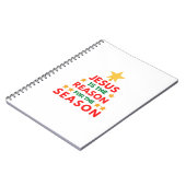 クリスマス・イエスが季節の理由だ ノートブック (左側)