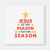 クリスマス・イエスが季節の理由だ マグネット (正面)