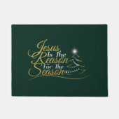 クリスマス・イエスが季節の理由 ドアマット (正面)