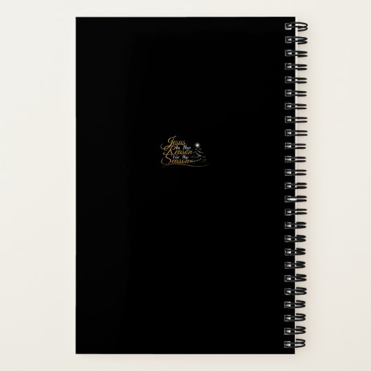 クリスマス・イエスが季節の理由 ノートブック (裏面)