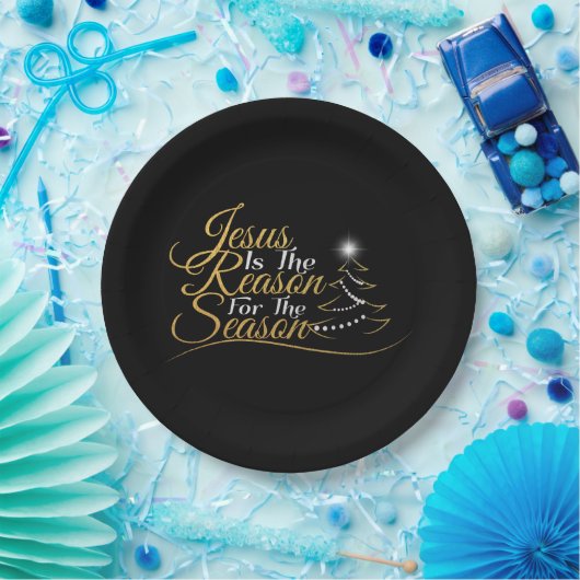 クリスマス・イエスが季節の理由 ペーパープレート (パーティー)