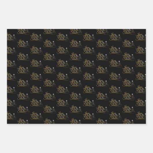 クリスマス・イエスが季節の理由 ラッピングペーパーシート (正面2)