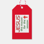 クリスマス・イエスの季節の理由 ギフトタグ (正面)