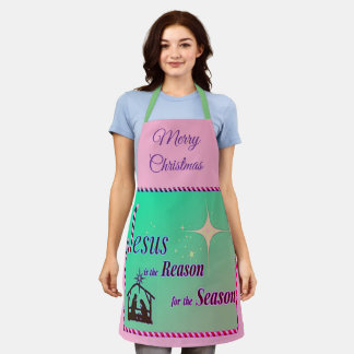 クリスマス・イエス・エプロン エプロン
