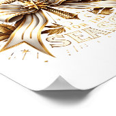 クリスマス・イエス・クリスチャン・イエスが理由である ポスター (角)