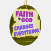 クリスマス・イエス セラミックオーナメント (右)