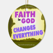 クリスマス・イエス セラミックオーナメント (左)