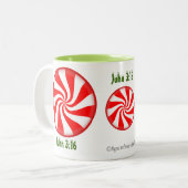 クリスマス・イエス ツートーンマグカップ (正面左)