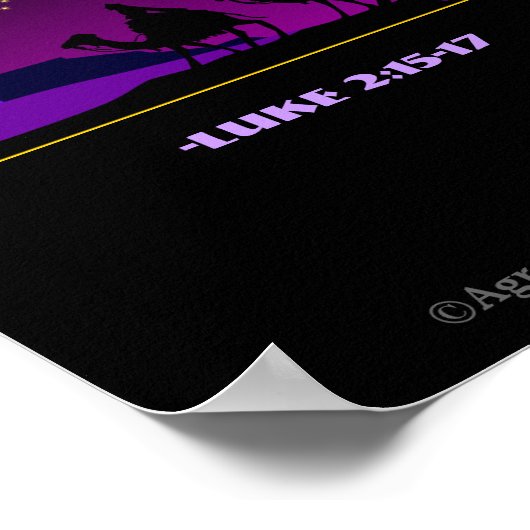 クリスマス・イエス ポスター (角)