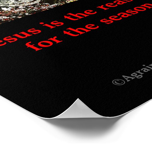 クリスマス・イエス ポスター (角)