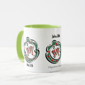 クリスマス・イエス マグカップ (正面左)