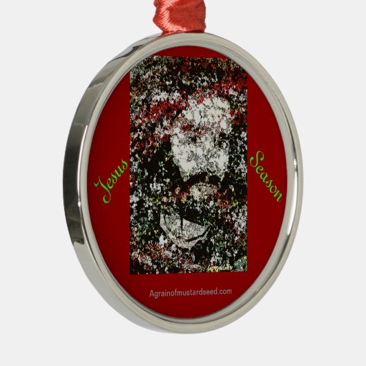 クリスマス・イエス メタルオーナメント (右)