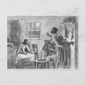 クリスマス・イブに目がさめる子ども シーズンポストカード (正面)