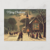 クリスマス・イブの絵画 | シーズンポストカード (正面)