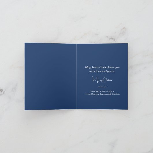 クリスマス・イブ カード (内部)