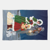 クリスマス+イブ キッチンタオル (横)