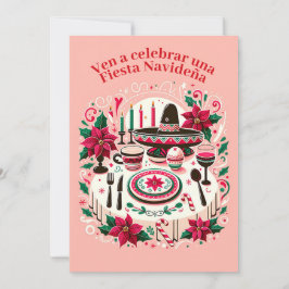 クリスマス・イブ　パーティーのご招待スペイン語 招待状