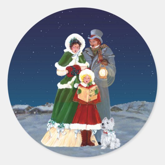 クリスマス・イブ ラウンドシール (正面)