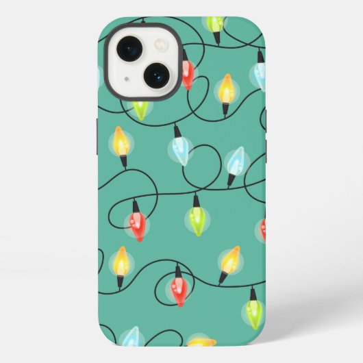 クリスマス+イルミネーション柄 iPhoneケース (裏面)