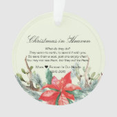 クリスマス・イン天国記念記念 オーナメント (正面)