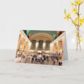 クリスマス・イン・グランド・セントラル・カード カード (黄色い花)