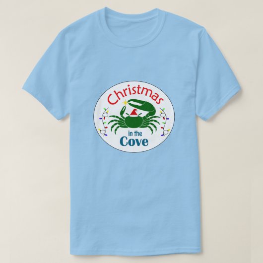 クリスマス・イン・ザ・コーブ Tシャツ(ライトカラー) Tシャツ (デザイン正面)