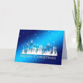 クリスマス・イン・ザ・シティのグリーティングカード カード (正面)