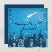 クリスマス・イン・ザ・シティ カスタム製品 招待状 (正面/裏面)