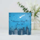 クリスマス・イン・ザ・シティ カスタム製品 招待状 (スタンド正面)