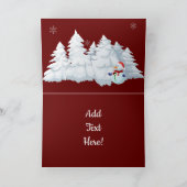 クリスマス・イン・ザ・バーン シーズンカード (内部)