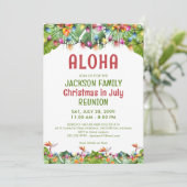 クリスマス・イン・ジュライ家族の集まりトロピカル 招待状 (スタンド正面)