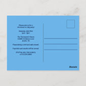 クリスマス・イン・ジュライ サンタクロース サマー プールパーティー ポストカード (裏面)