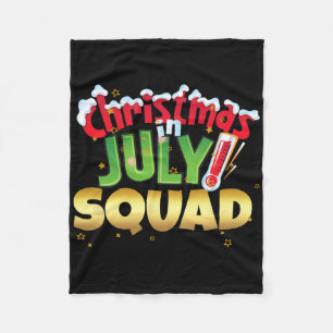 クリスマス イン ジュライ サークルTシャツ 仲間とお揃い 夏 フリースブランケット