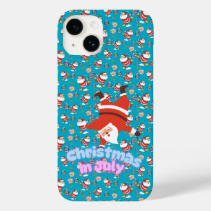 クリスマス イン ジュライ 面白いサンタの模様のスマホケース Case-Mate iPhone 14ケース