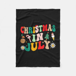 クリスマス イン ジュライ Tシャツ グルービー クリスマス サマー メンズ フリースブランケット