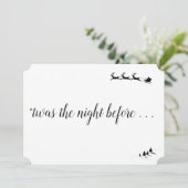 クリスマス・イヴの夜"前夜"の招待状 招待状 (スタンド正面)