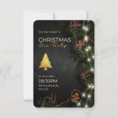 クリスマス・イヴ・パーティーのご案内 カード (正面)