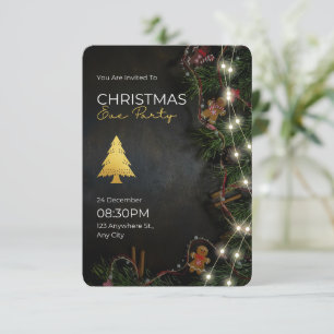 クリスマス・イヴ・パーティーのご案内 カード