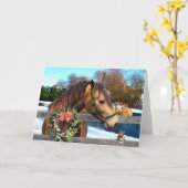 クリスマス・ウィズ・フレンズ カード (黄色い花)