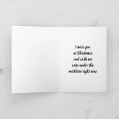 クリスマス·ウィッシュが私に抱きかかっていた シーズンカード (内部)